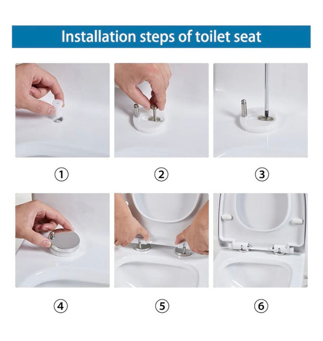 Close Coupled Toilet Square Ceramic White Short Projection Bathroom WC