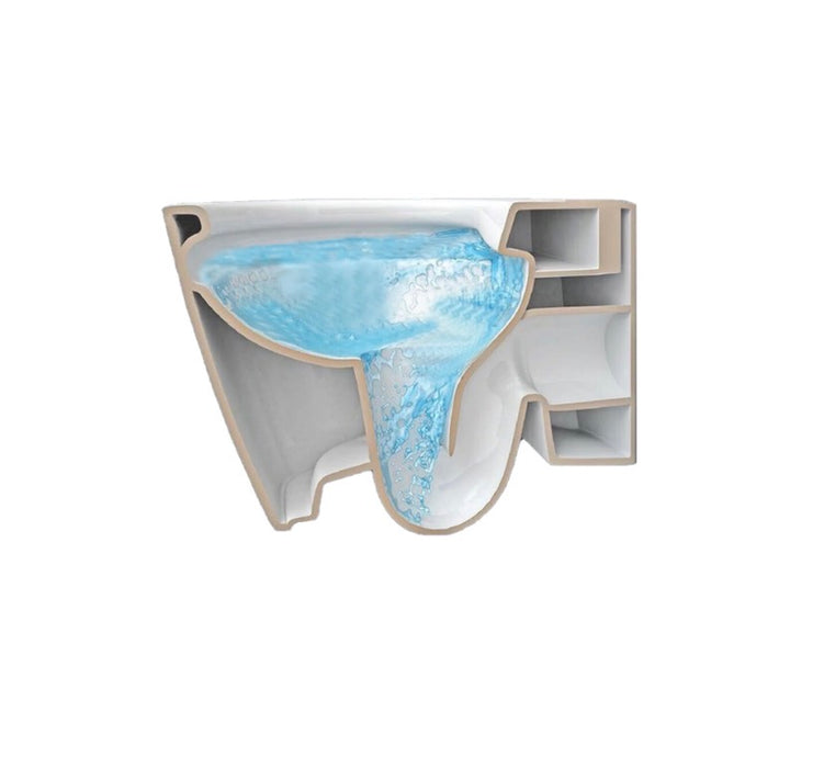 Back To Wall Toilet Pan WC Soft Close Seat (UF) BTW