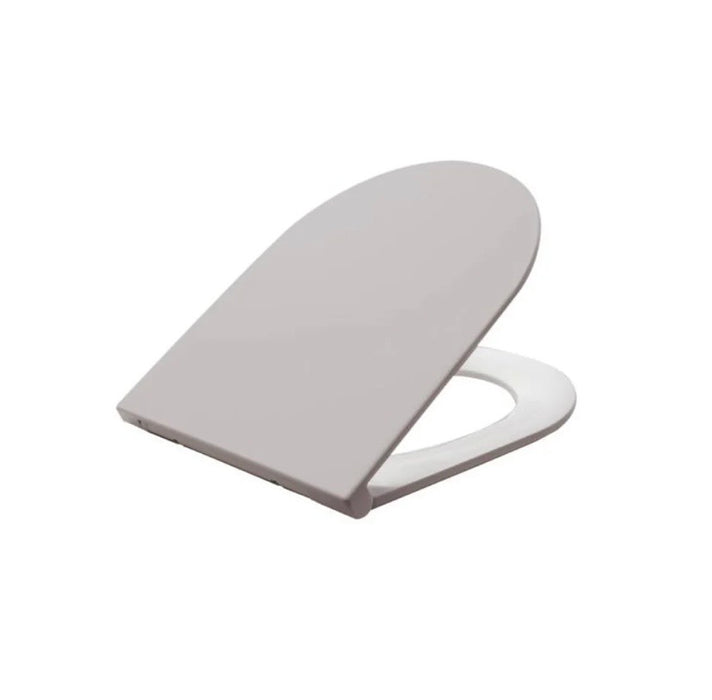 Modern Rimless Wall Hung Toilet WC Pan With UF Soft Close Seat