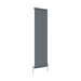 Flat Panel Vertical Designer Radiators - Single Anthracite finish - image on white background