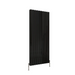 Flat Panel Vertical Designer Radiators - Double Black finish - image on white background
