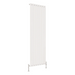 Front view of a Single Panel White Flat Panel Vertical Designer Radiator, size 1800mm x 544mm, on a white background.